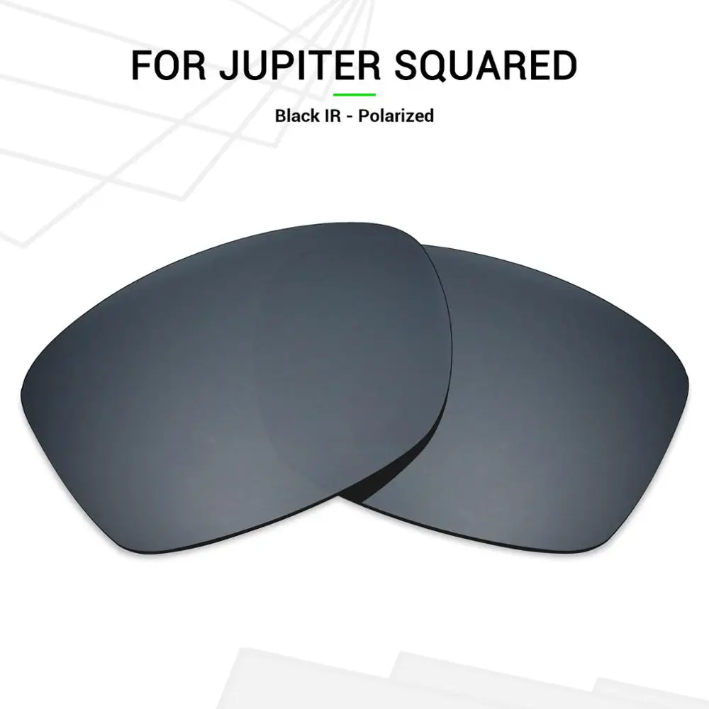 Mryok поляризованные Сменные линзы для солнцезащитных очков Oakley Jupiter Squared Black IR|lenses