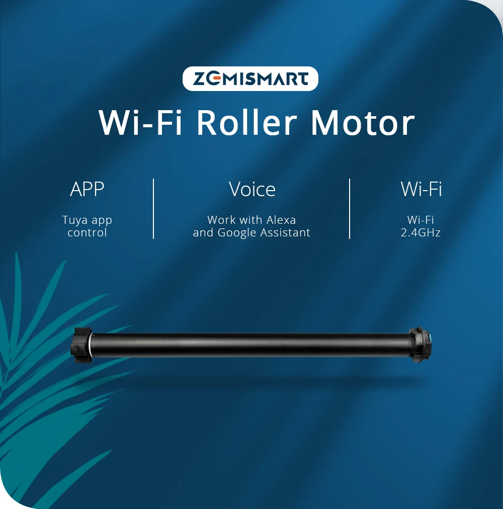 Description Picture 4 of itemWiFi Smart Curtain Motor for 36 37mm Tube Work with Tuya APP Alexa Google Home Control for Roller Blind Motorized Shutter Engine