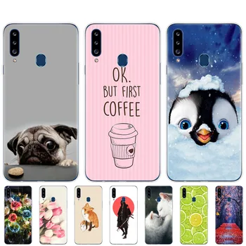 

Case For Samsung Galaxy a20s Case soft Silicon Bumper For Samsung A20s A 20s a207 SM-a207f Cover bumper full 360 Protective copa