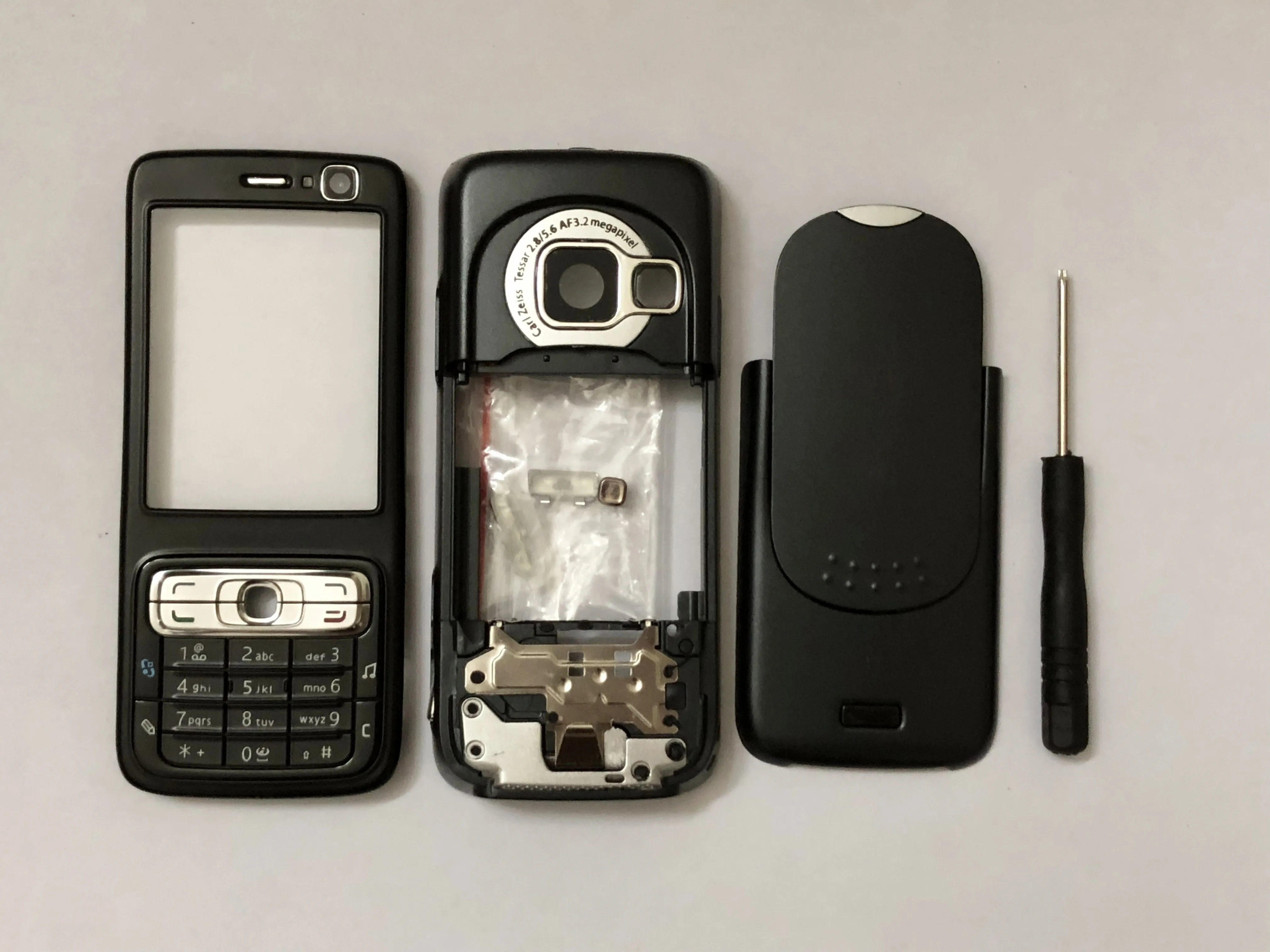 Full Housing For Nokia N73 Front+ Middle Frame+ Battery Case Back Cover+ English / Russian Keyboard+ Tools
