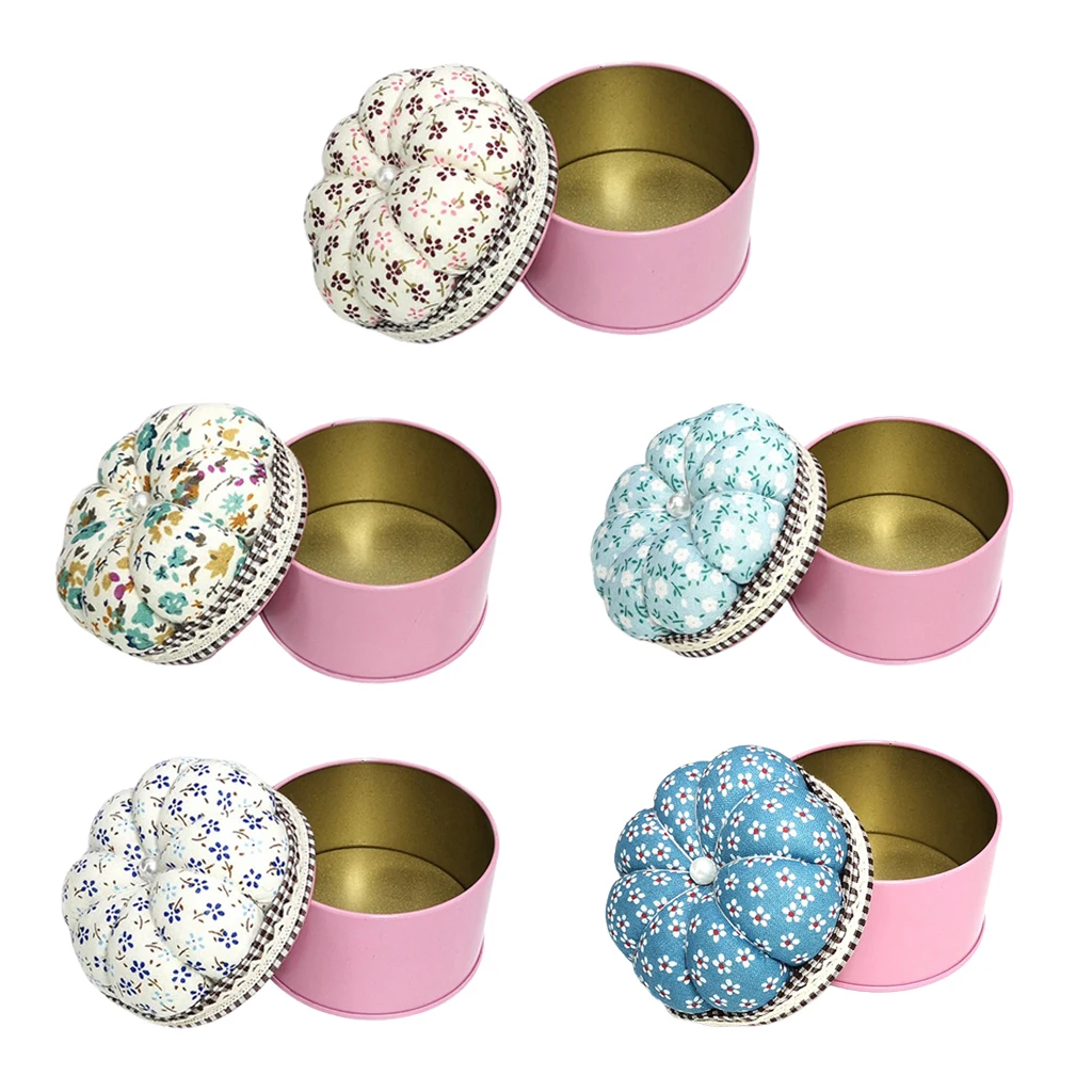 Floral Pattern Cloth Pincushion Pin Cushion Pillow Needle Insertion DIY Craft
