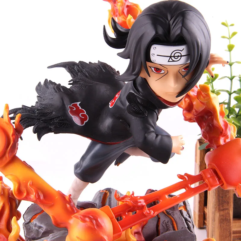 

Anime Naruto Shippuden Figure Uchiha Itachi GK Statue FireBall Ver. Uchiha Itachi Naruto Action Figure PVC Collectible Model Toy