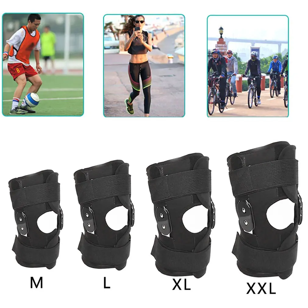 Aluminum alloy bracket belt compression support knee pad Knee Hinged