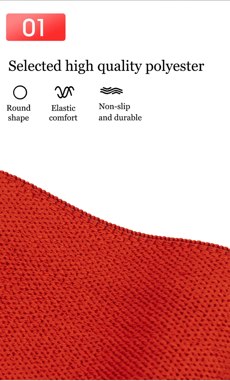 Anti Slip Cotton Hip Band Resistance Bands Booty Exercise Elastic Bands For Yoga Stretching Training Fitness Workout (1)