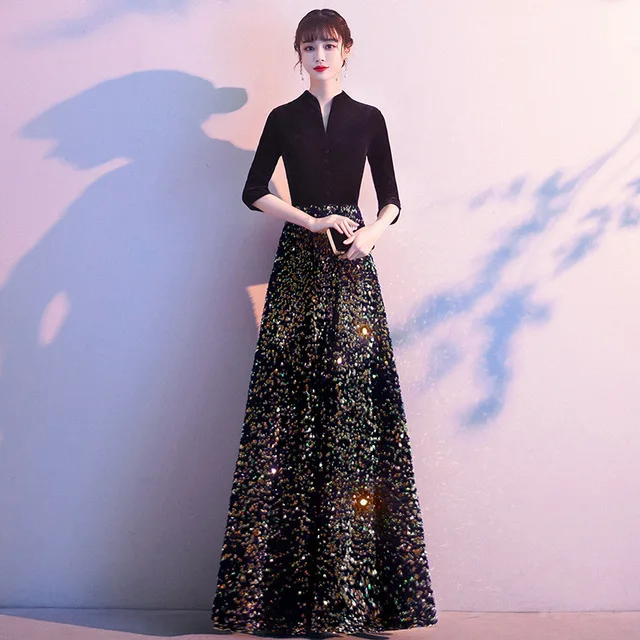 Black-elegant-Prom-party-Dresses-Vestido-de-Festa-dress-evening-frock-robe-de-mariee-robe-communion.jpg_640x640