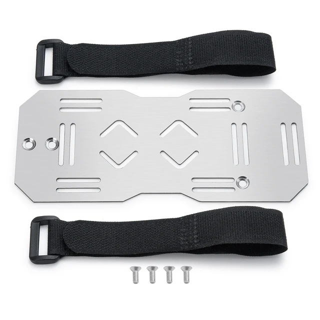 8Pcs Stainless Steel TRX6 Chassis Armor Skid Plate Set - Portal Axle Protector, Battery Tray For 1/10 TRX-6 G63 6X6 RC Crawler