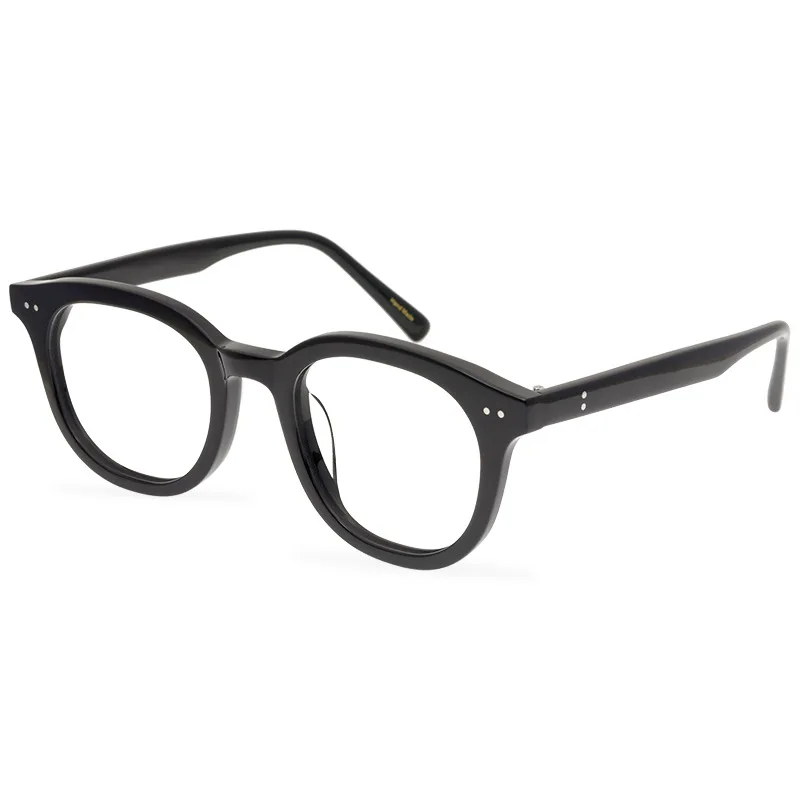

Simple Big Frame Glasses Frame, High Quality Plate Glasses, Retro Green Round Glasses Frame Can Be Equipped With Lenses