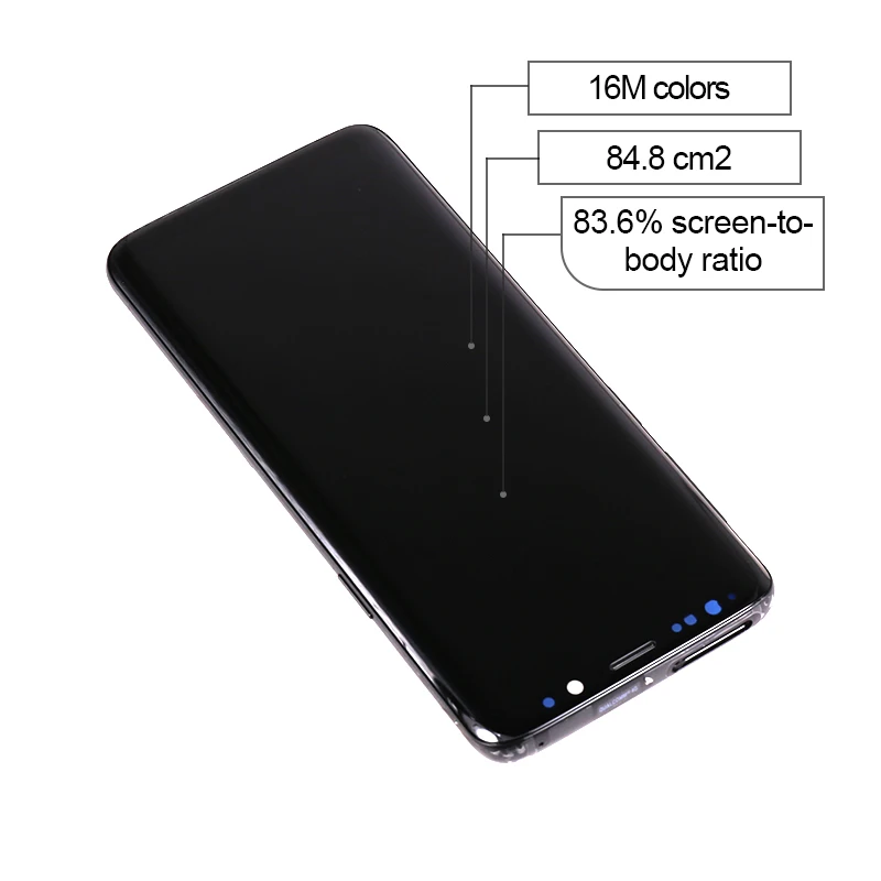 10 шт./лот ЖК+ рамка для samsung Galaxy S9 дисплей кодирующий преобразователь сенсорного экрана в сборе S9 дисплей DHL EMS