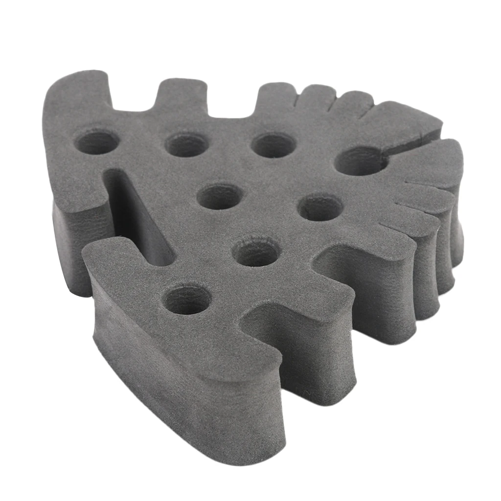 MagiDeal 2Pcs Fly Tying Tool Post Caddy Foam Fly Fishing Vise Tool Holder