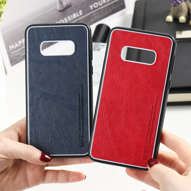 

Luxury Leather Case for Samsung S10e S10 S9 Plus M30 M10 Note 8 Case Soft Phone Cover for Samsung Galaxy J6 J4 Core Plus J2 2018