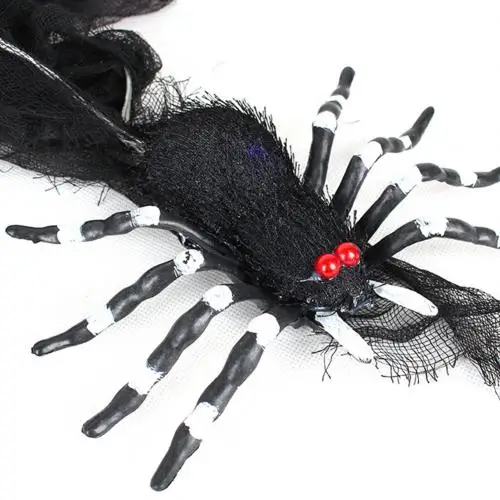 Spider День Хэллоуина вечерние танцы искусственный светящийся грим бутафория для Хэллоуина подвесной паук летучая мышь Форма трюк игрушка Опора вечерние украшения - Цвет: Spider