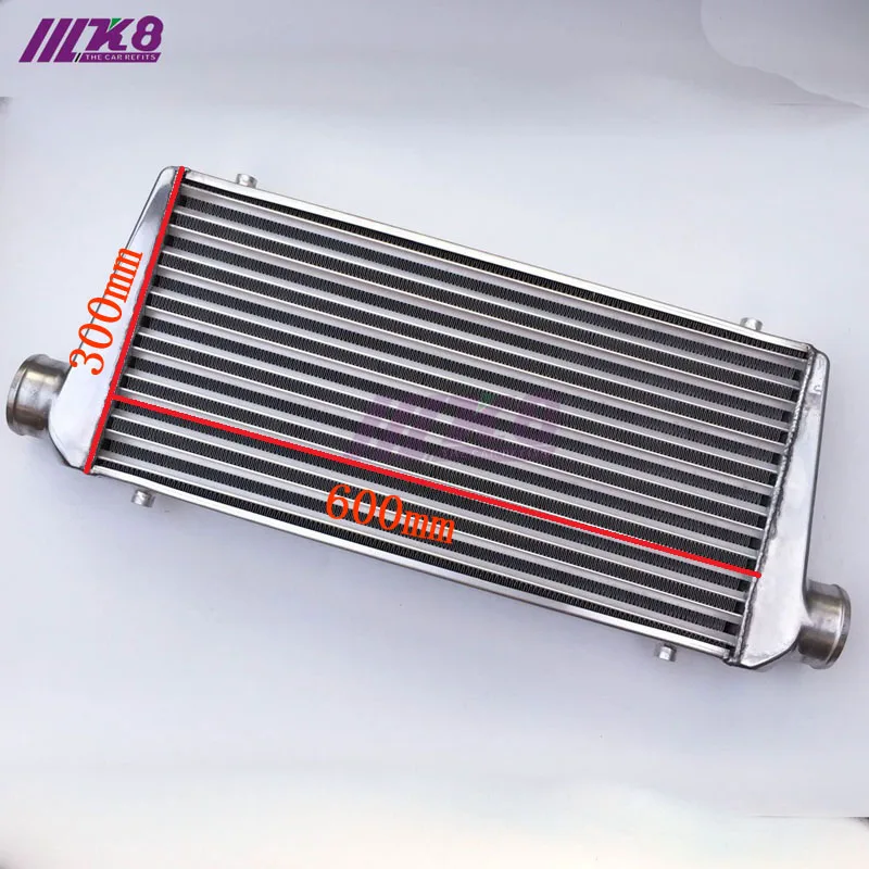 600*300*100mm Universal Turbo Intercooler bar&plate OD=76mm Front Mount intercooler