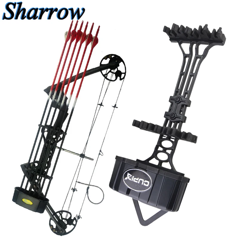 

Archery Compound Bow Portable Quiver Deadlock Lite 5-Arrow Tube Rest No Arrows Hunting Shooting Arrows Holder Accessories