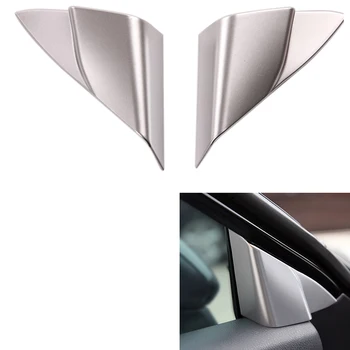 

for Toyota Camry 2018-2020 Car ABS Chrome Interior Front Door Triple-cornered Cover Trim a Pillar Trim o Frame