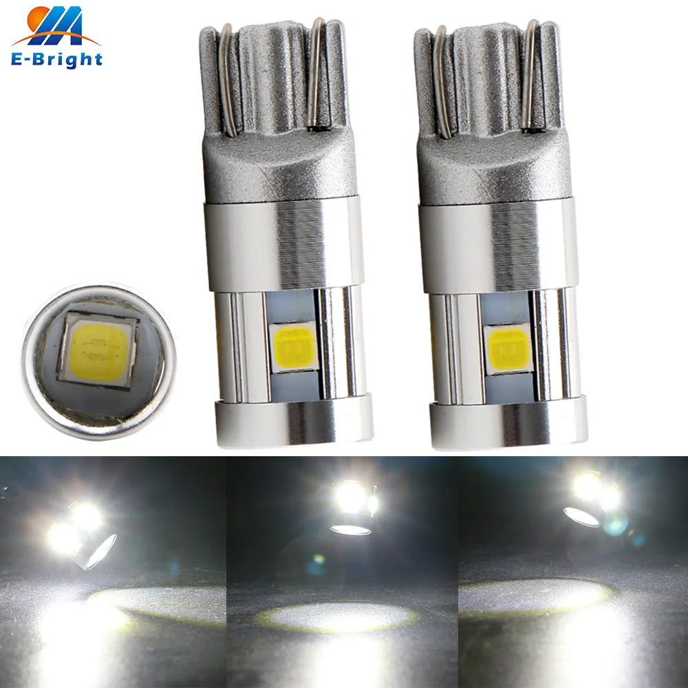 2 шт. светодиодные лампы W5W T10 Canbus 3030 5 SMD 9 28 В постоянного тока|Сигнальная лампа| |