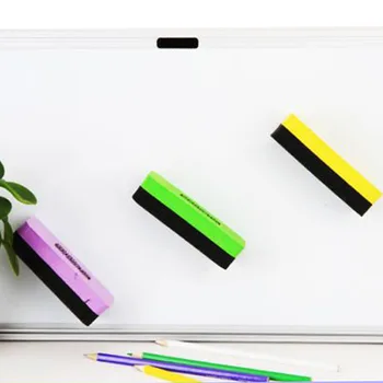 

Dry Blackboard Eraser School Supply Wipe Clean Marker Painting With Magnetic Board Rubber Cleaning Tool Office Random Color