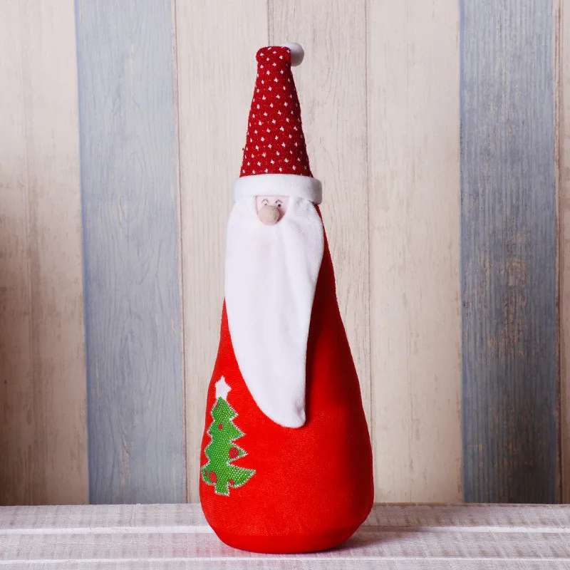 santa claus Рождественский стол, витрина, оконные украшения, Санта-Клаус, снеговик, лося, фигурки, игрушка, новогодний декор, Рождественские куклы, рождественские поделки, Navidad - Цвет: santa claus