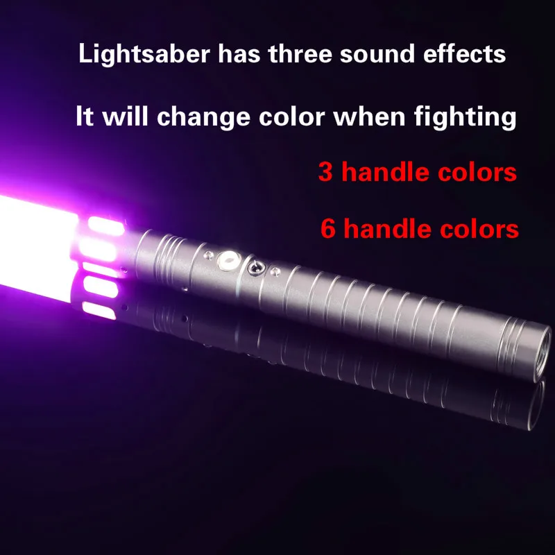 

Lightsaber Jedi Sith Light Saber Force FX Heavy Dueling Rechargeable Color Changing Sound FOC Lock Up Metal Handle Sword Toys