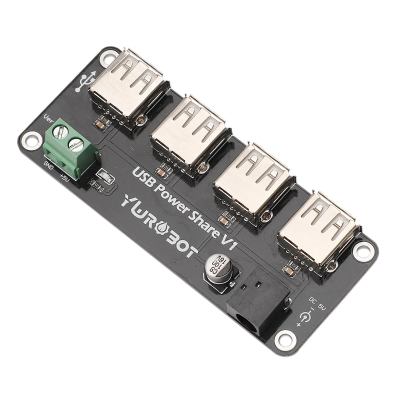 5V 4 канала USB Мощность сплиттер Мощность зарядная Модульная плата