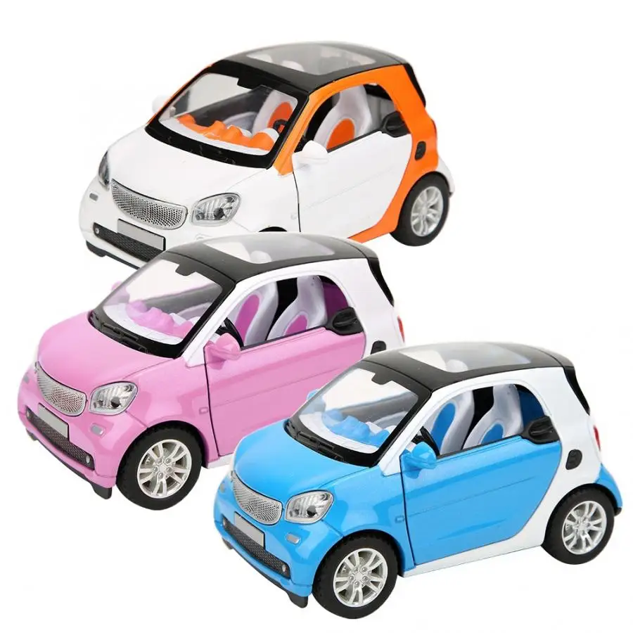 1/24 Alloy Pull-Back Sports Car Light Music Vehicle Model Parent-child Education Interactive Toys for Children Gift
