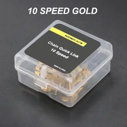 Pack of 5 Bicycle Chain Quick Links (10 speed Gold)