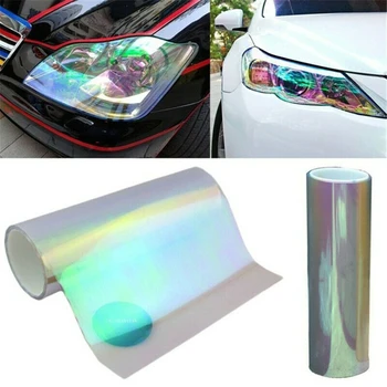 

Headlight Color Changing Sticker Film Taillights 1pc Accessory Car Lamp