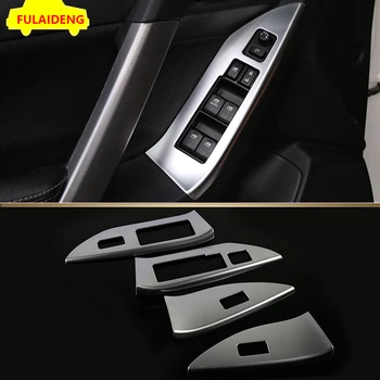 

4pcs For Subaru Forester 2013-2018 ABS Matte Window Lift Switch Cover Frame Trim Car Styling Accessories