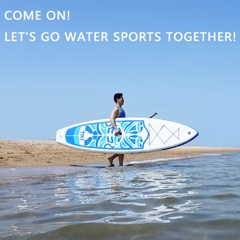 

Inflatable Stand Up Paddle Board Sup-Board Surfboard 10'6"x33''x6''with Backpack,leash,pump,waterproof bag