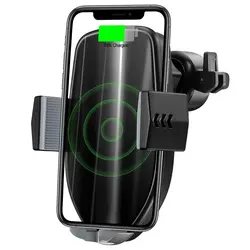 FFYY-беспроводное зарядное устройство Qi Быстрая зарядка держатель на вентиляционное отверстие автомобиля держатель телефона