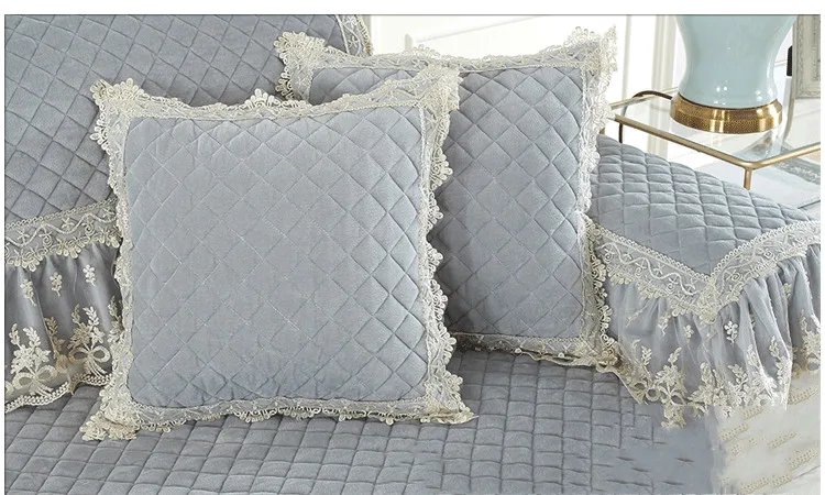Сплошной цвет плюшевый плотный чехол для дивана Универсальный секционный Чехол Диванные полотенца для гостиной домашний текстиль Almofadas