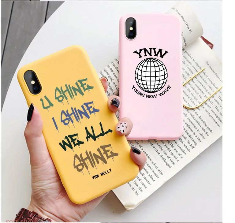 Ynw Melly Candy Color Tpu Case Phone For Iphone X 7 Xs Xr Xsmax 11