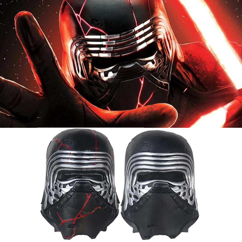 

Snailify Star Wars 9 Cosplay Kylo Ren Mask The Force Awakens Latex Helmet Masks halloween mask