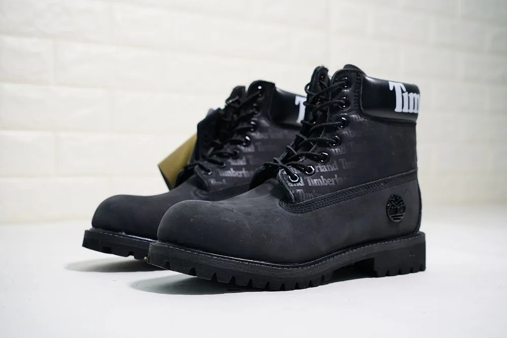 TIMBERLAND/мужские черные походные ботинки до щиколотки для походов; теплые зимние ботинки из натуральной коровьей кожи; нескользящая прогулочная обувь; EU39-45