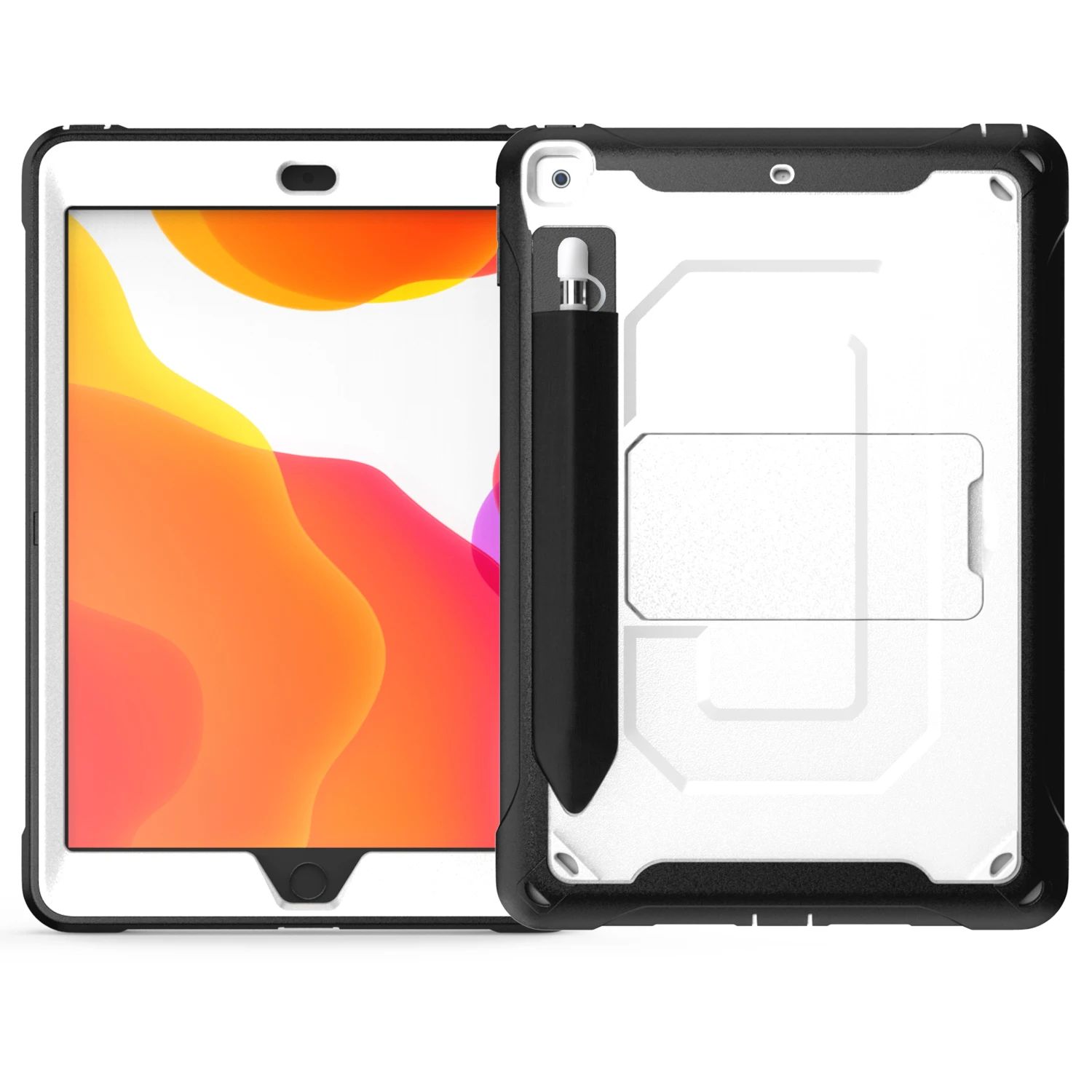 Есть слот для ручки для Apple ipad 10,2 чехол с открытыми плечами TPU кожа и жесткий PC оболочка на Apple ipad pro 10,2 дюймов