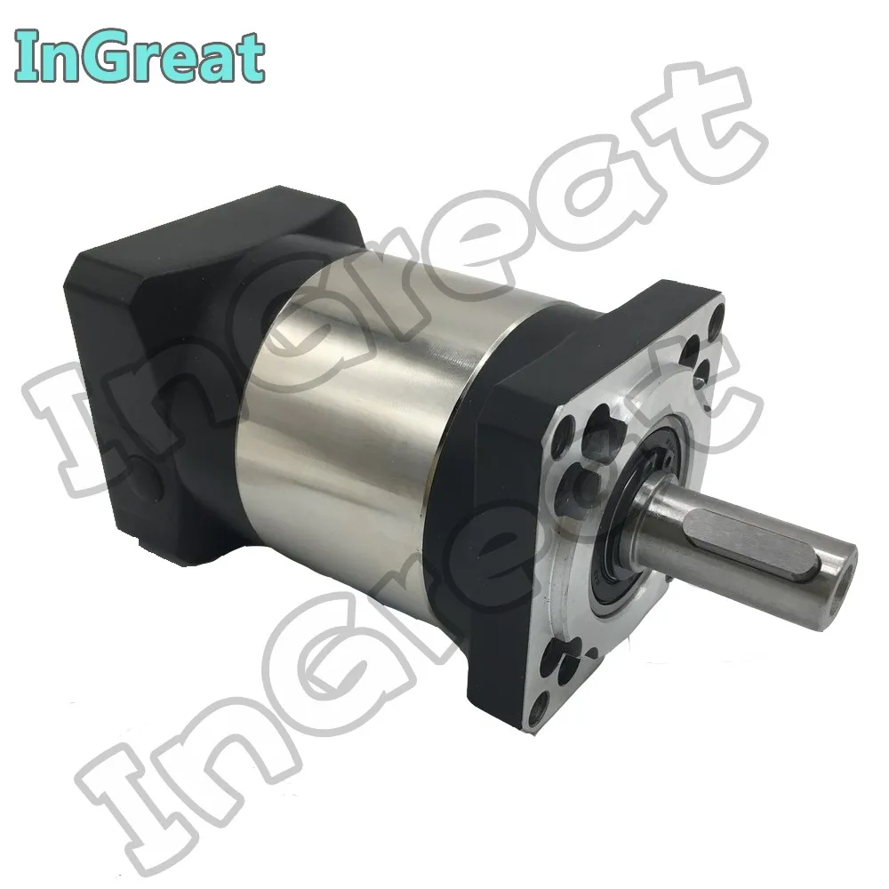 Hohe Präzision Planeten Minderer 10 :1 NEMA23 57mm 7 Arcmin Backlash Ruhe Getriebe Minderer für Closed Loop Schrittmotor Hohe Präzision Planeten Minderer 10 :1 NEMA23 57mm 7 Arcmin Backlash Ruhe Getriebe Minderer für Closed Loop Schrittmotor