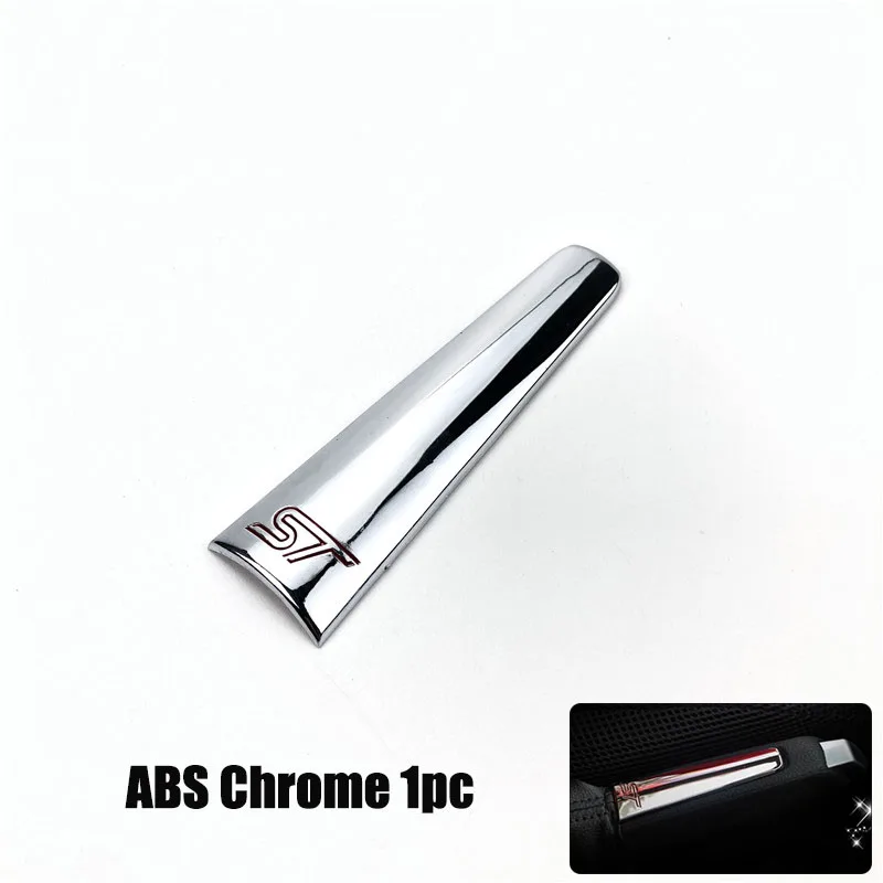 ABS Chrome ST Handbrake Trim Sticker Interior Decoration Hand brake Sequin For Ford Focus 2 MK2 3 4 MK3 MK4 Car accessories | Автомобили и