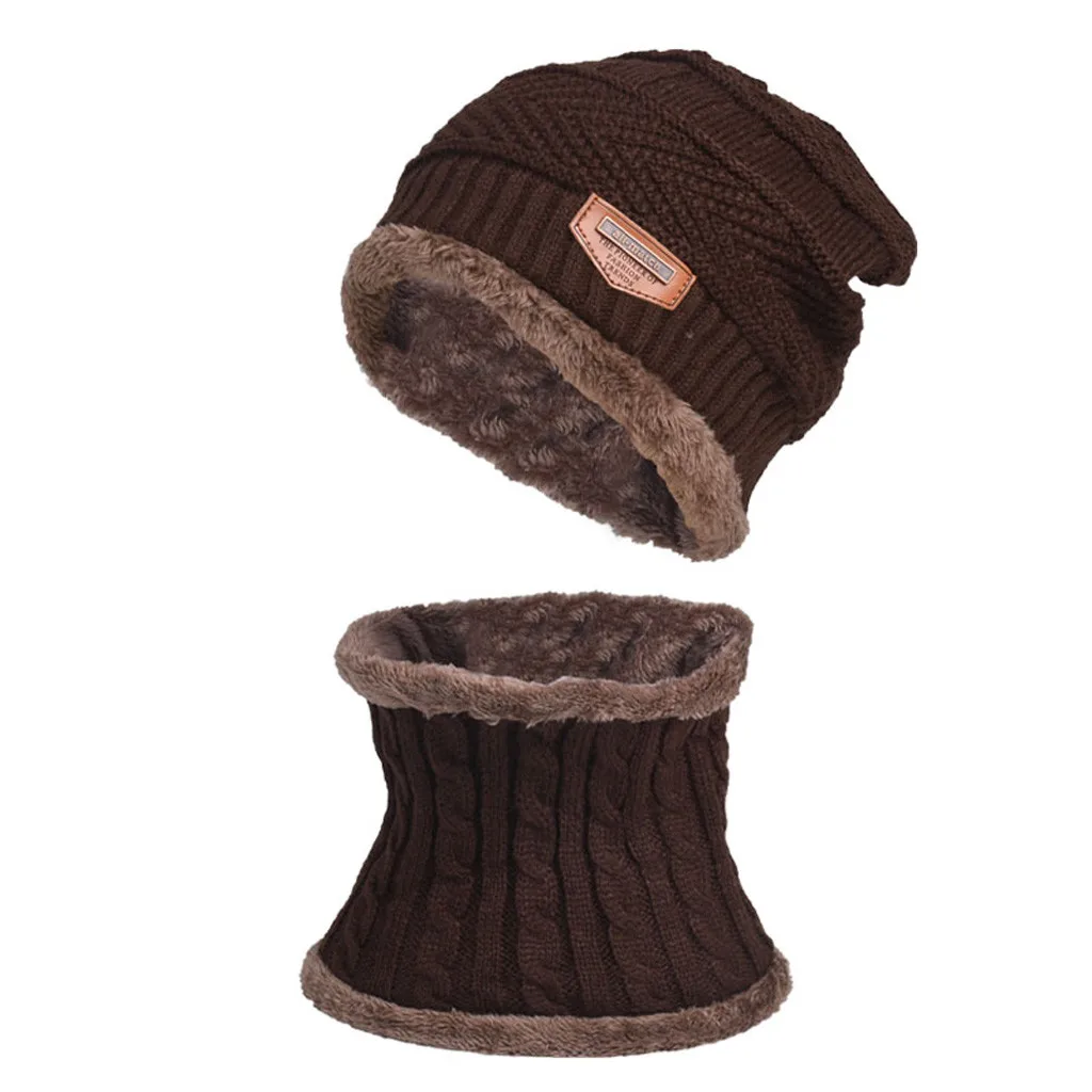 Симпатичная детская шапочка, шапка для мальчиков, детские шапки, шапка, флис, контрастные цвета, вязаное, тёплое, зимнее, детская шапка+ шарф, комплект из двух предметов, H5