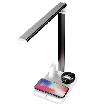 

5W table lamp 4 in 1 multi-function wireless charger for Iphone iwatch And Airpods touch reading table lamp