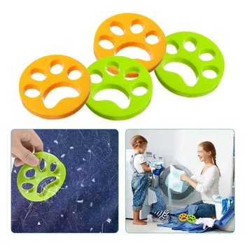 

2pcs Pet Hair Catcher Cat Dog Fur Lint Hair Remover Clothes Dryer Washing Machine Accessories Reusable Cleaning Laundry Catcher