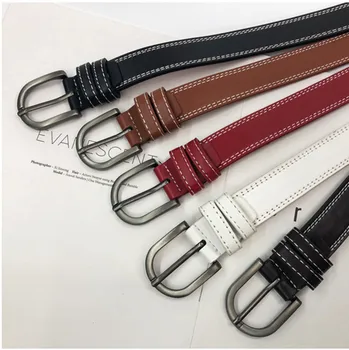 

2019 explosion models ladies belt casual wild simple belt solid color high quality jeans formal belt