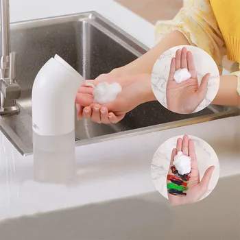 

Automatic Dispenser Soap Foam Foaming Pump Empty Square Bottle Plastic Travel Clear Bottle Liquid Shower Gel Foam Pump