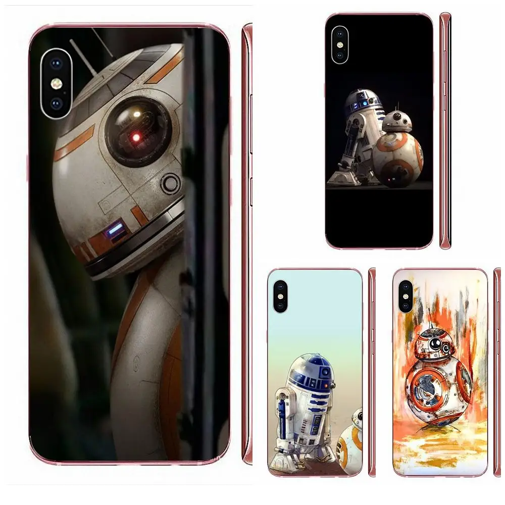 Для Samsung Galaxy Note 5 8 9 S3 S4 S5 S6 S7 S8 S9 S10 5G mini Edge Plus Lite TPU Fashion Force Пробуждение Bb-8 Droid Robot |