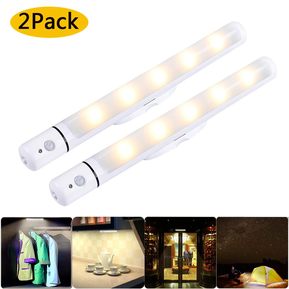 

Фонарь с пассивным инфракрасным датчиком движения, питание от батарейки, для чулана, лестницы, кухни, буфета, гардероба, ночник, 5 светодиодов