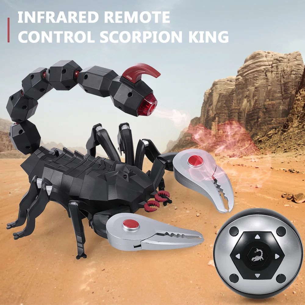 RC Animal FK503A инфракрасный пульт дистанционного управления Scorpion дымовой эффект Спрей Вода Скорпион rc животные игрушка для детей