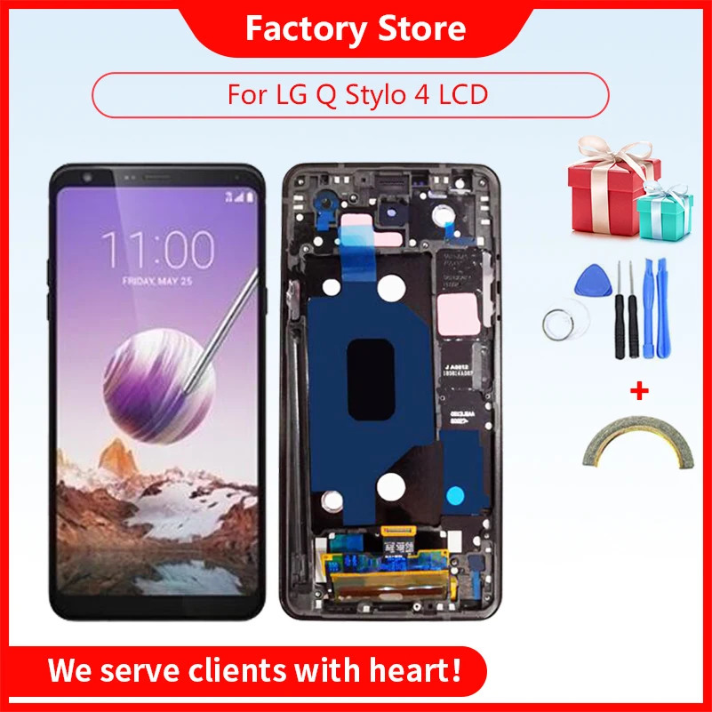 

For LG Stylo 4 / Q Stylus Q710 Q710CS Q710MS Q710ULS Q710ULM Q710TS LCD Display Touch Screen Digitizer For LG Q Stylo+ 4 Q710WA