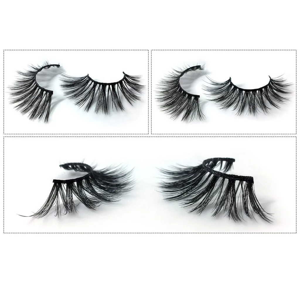 12 пар ресниц макияж maquiagem lashes maquillaje make up maquillage faux cils накладные ресницы для волос Z3