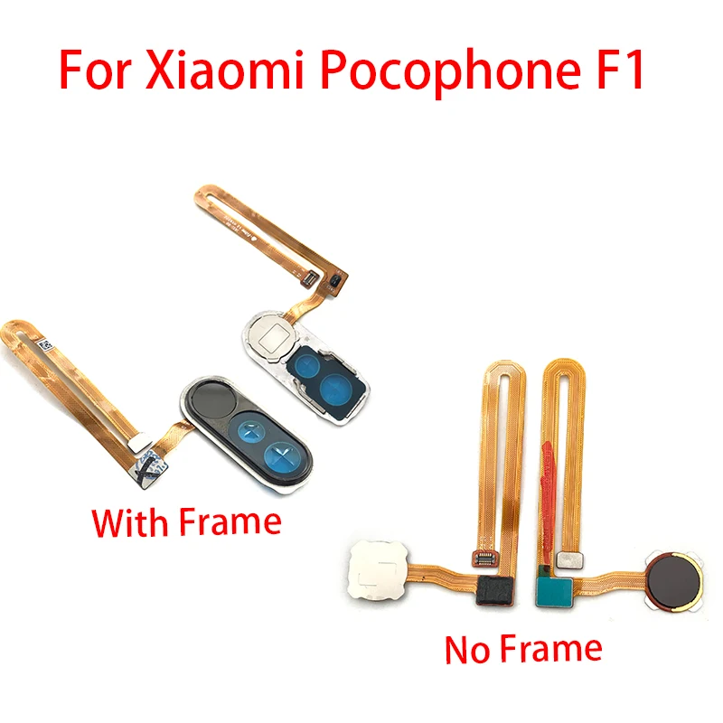 Сканер отпечатков пальцев для Xiaomi PocoPhone F1 Home Return Touch ID Кнопка меню гибкий кабель лента