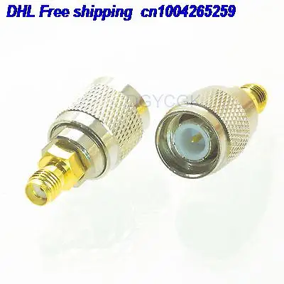 

EMS/ DHL 100pcs Conversion Adapter TNC male M connector to SMA female F RF connector For Antenna connector 22ds
