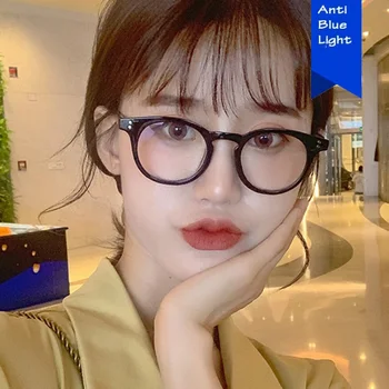 

Anti Blue Rays Compute Round Glasses Women Blue Light Coating Gaming Glasses Men Unisex Harmful light Blocking Eyewear