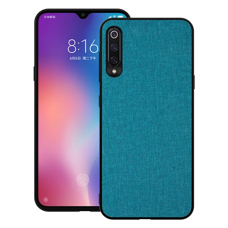 Простой тканевый чехол для Xiaomi Mi Note 10 9 Lite SE 9T Pro Redmi K20 CC9 CC9E A3 дышащий Мягкий |